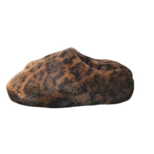 Auden Animal Print Faux Fur Slippers
